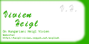 vivien heigl business card